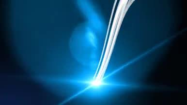 亮丽蓝色科技光线logo展示模板视频的预览图